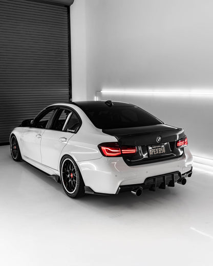 Signature Series Carbon Fiber Rear Diffuser – BMW F30 3 Series