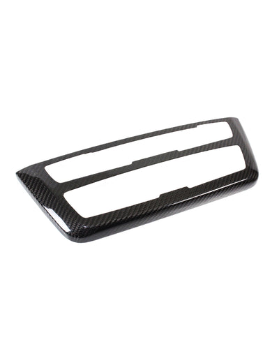 Carbon Fiber CD/AC Control Panel Trim – BMW F30 / F32 / F33 / F36