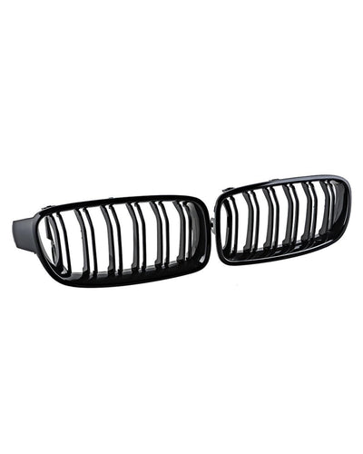 Gloss Black M3 Style Front Kidney Grills – BMW F30 / F31 3 Series