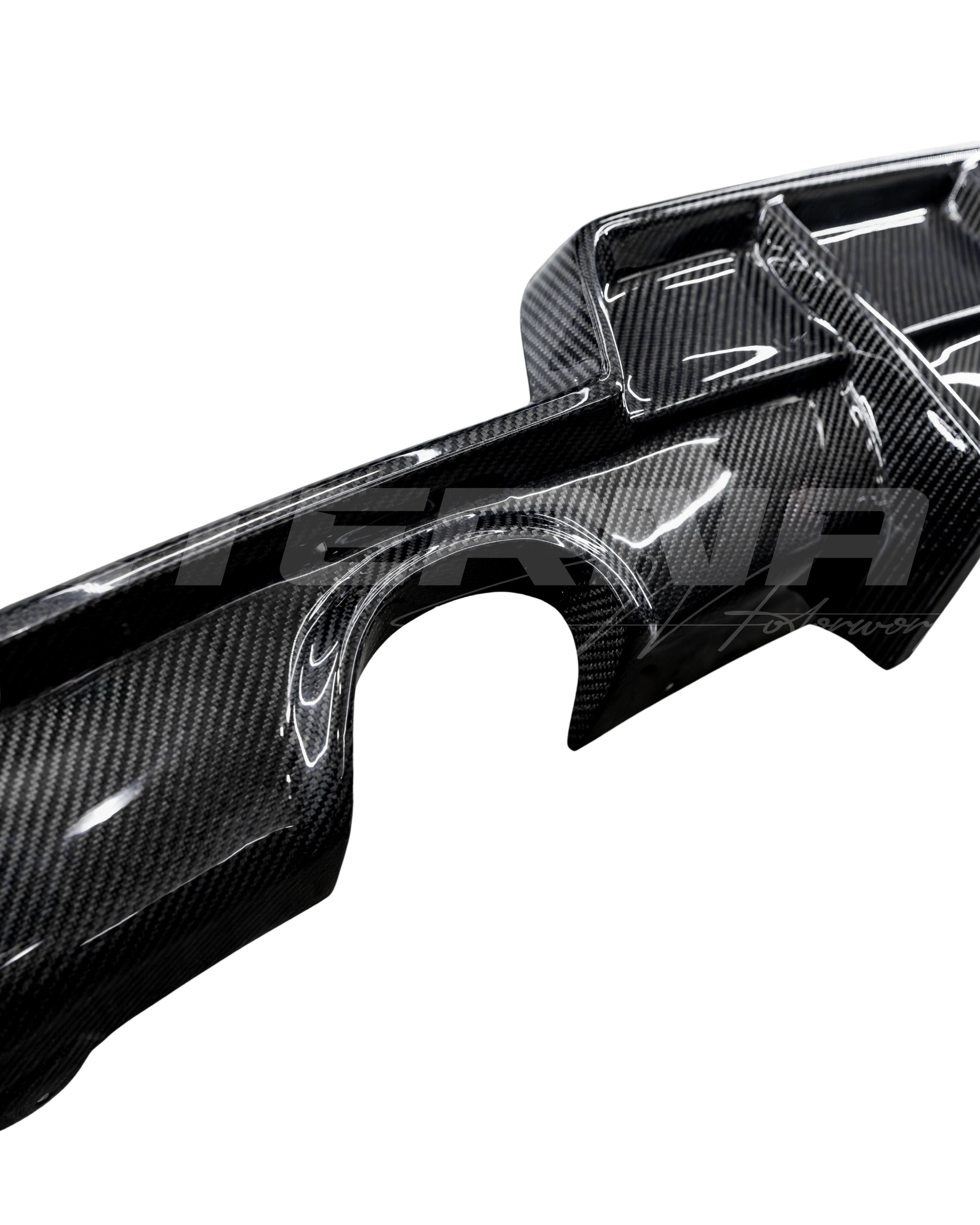 Signature Series Carbon Fiber Rear Diffuser – BMW F30 3 Series