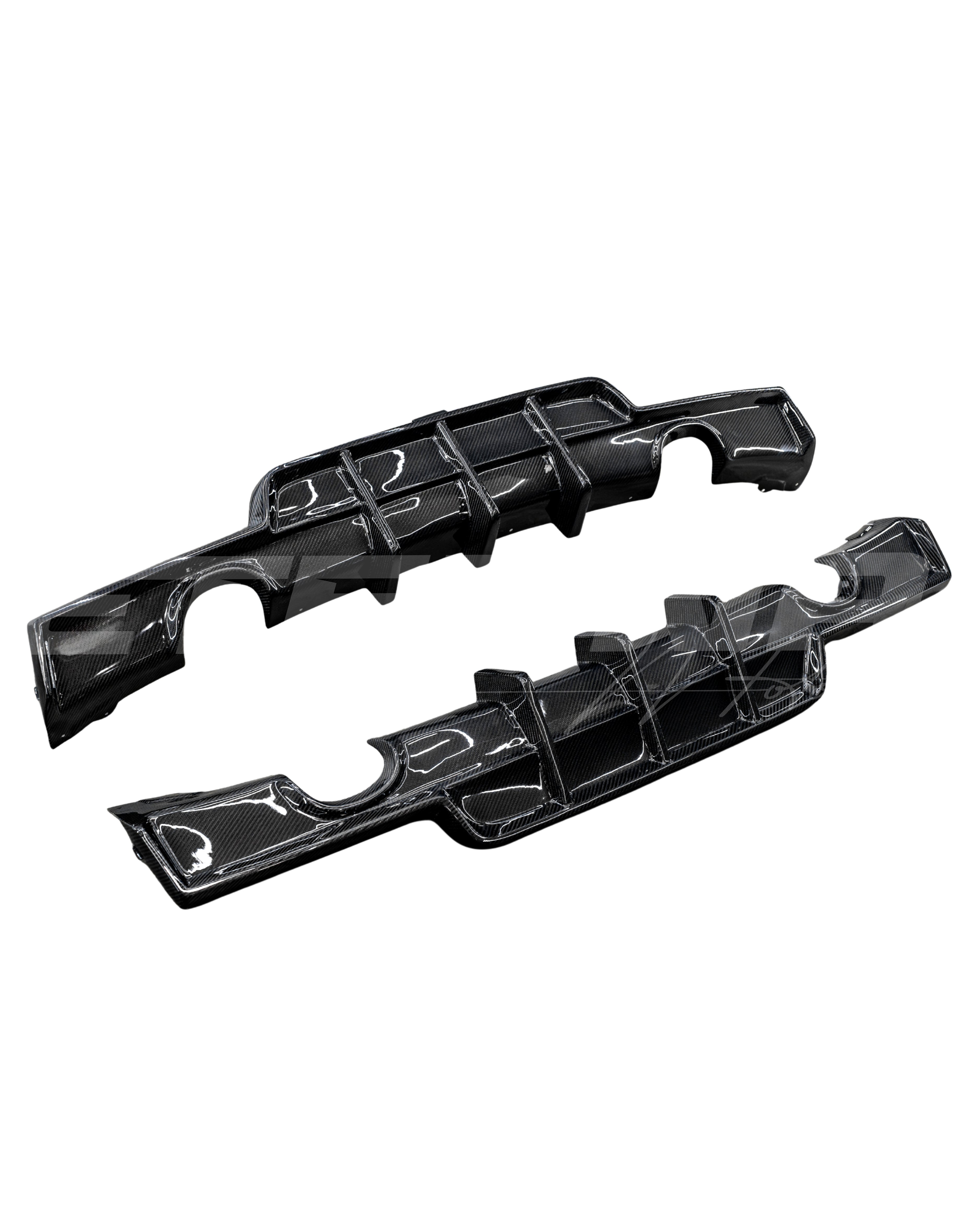 Signature Series Carbon Fiber Rear Diffuser – BMW F30 3 Series