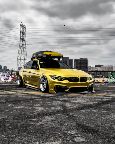 Laptorr-Style Carbon Fiber Front Lip – BMW F80 M3 / F82 F83 M4