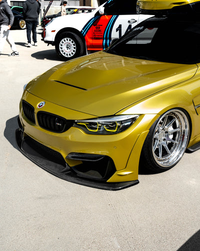 Laptorr-Style Carbon Fiber Front Lip – BMW F80 M3 / F82 F83 M4