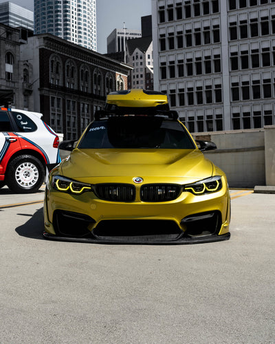 Laptorr-Style Carbon Fiber Front Lip – BMW F80 M3 / F82 F83 M4