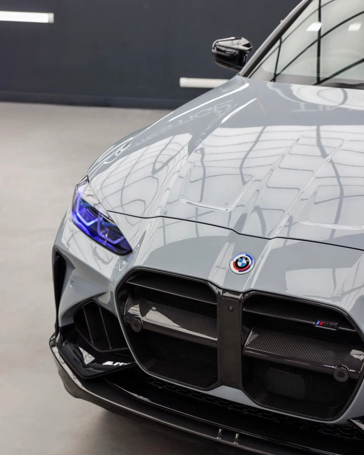 Adro BMW G8X M3/M4 Front Bumper Carbon Fiber Grille & Duct Vents