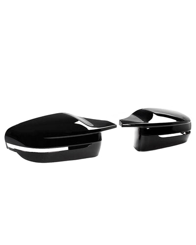 G8X-Style Gloss Black Mirror Caps – BMW G15 / G20 / G22 / G42