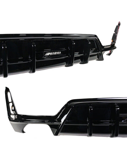 Gloss Black Rear Bumper Diffuser – BMW G20 330i / M340i