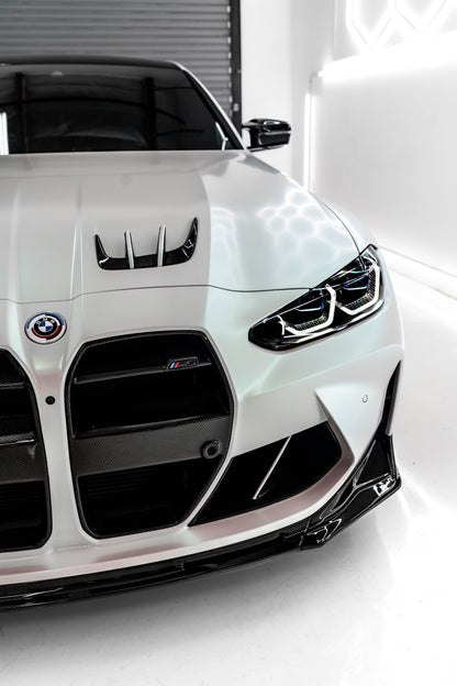 V Style Dry Carbon Fiber Grill – BMW G80 M3 / G82 G83 M4 | Eterna Motorworks