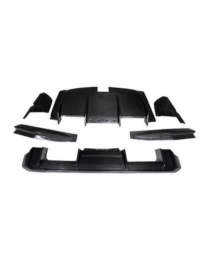 Carbon Fiber GTX 7 Piece Rear Diffuser – BMW G80 M3 / G82 G83 M4