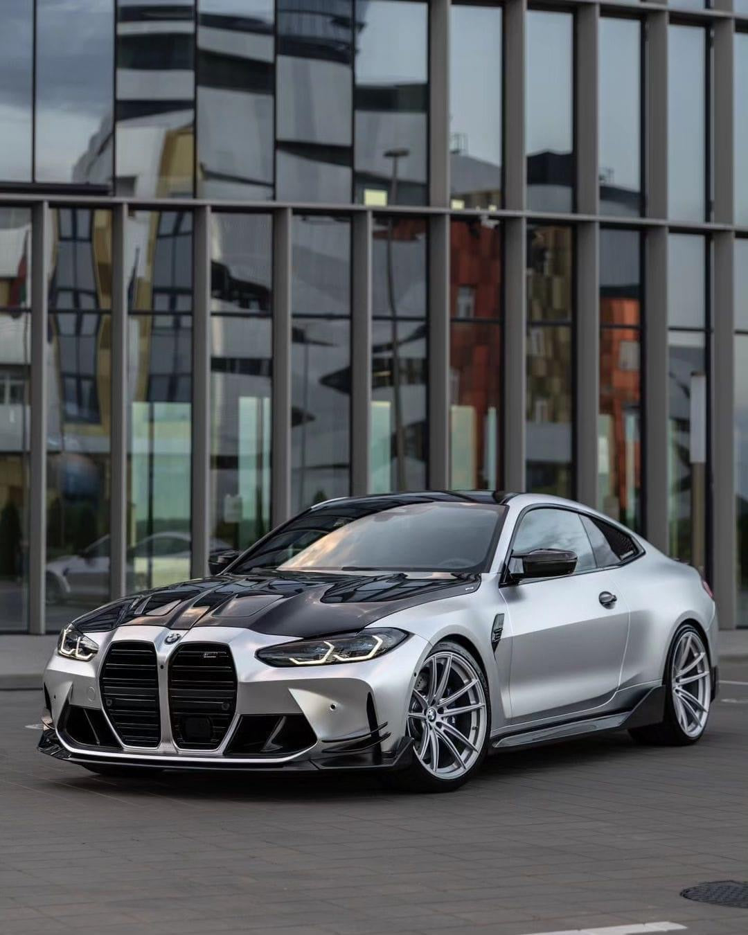 AC Style Dry Carbon Fiber Canards – BMW G80 M3 / G82 M4