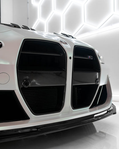 V Style Dry Carbon Fiber Grill – BMW G80 M3 / G82 G83 M4 | Eterna Motorworks