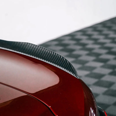 Carbon Fiber V Style Trunk Spoiler - BMW G83 M4 Convertible