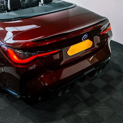 Carbon Fiber V Style Trunk Spoiler - BMW G83 M4 Convertible