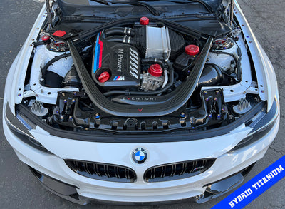 Hybrid Titanium BMW 2014-2019 F8x M2C/M3/M4 Dress Up Hardware Kit (F80/F81/F82/F87)
