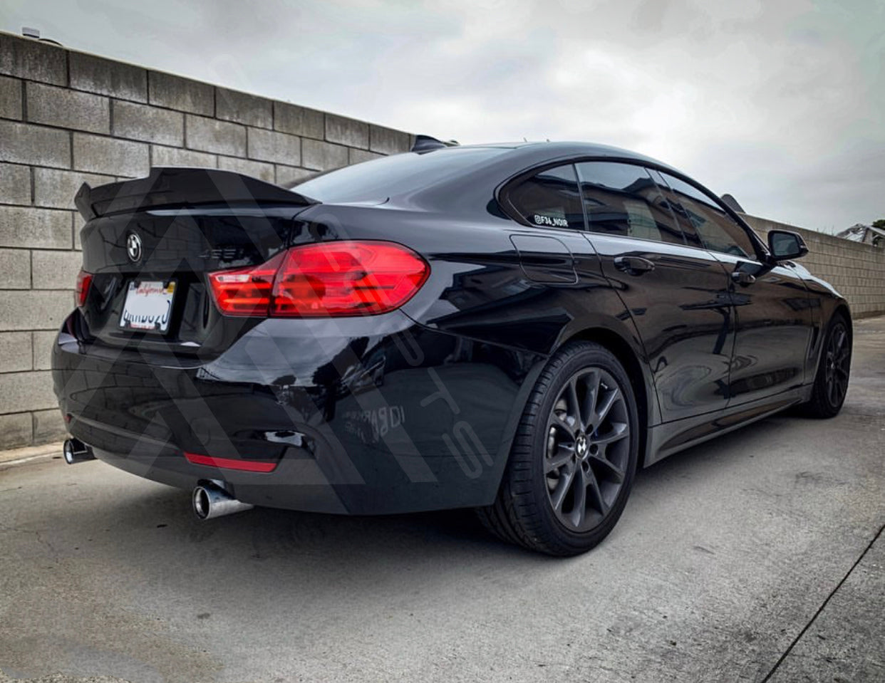 F32 F33 F36 Carbon Fiber High Kick Trunk Lip