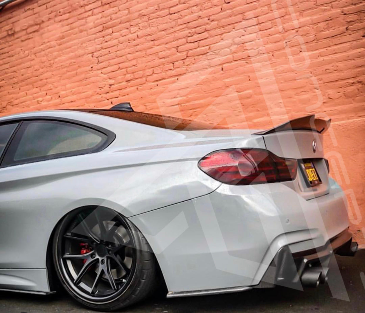 F32 F33 F36 Carbon Fiber High Kick Trunk Lip