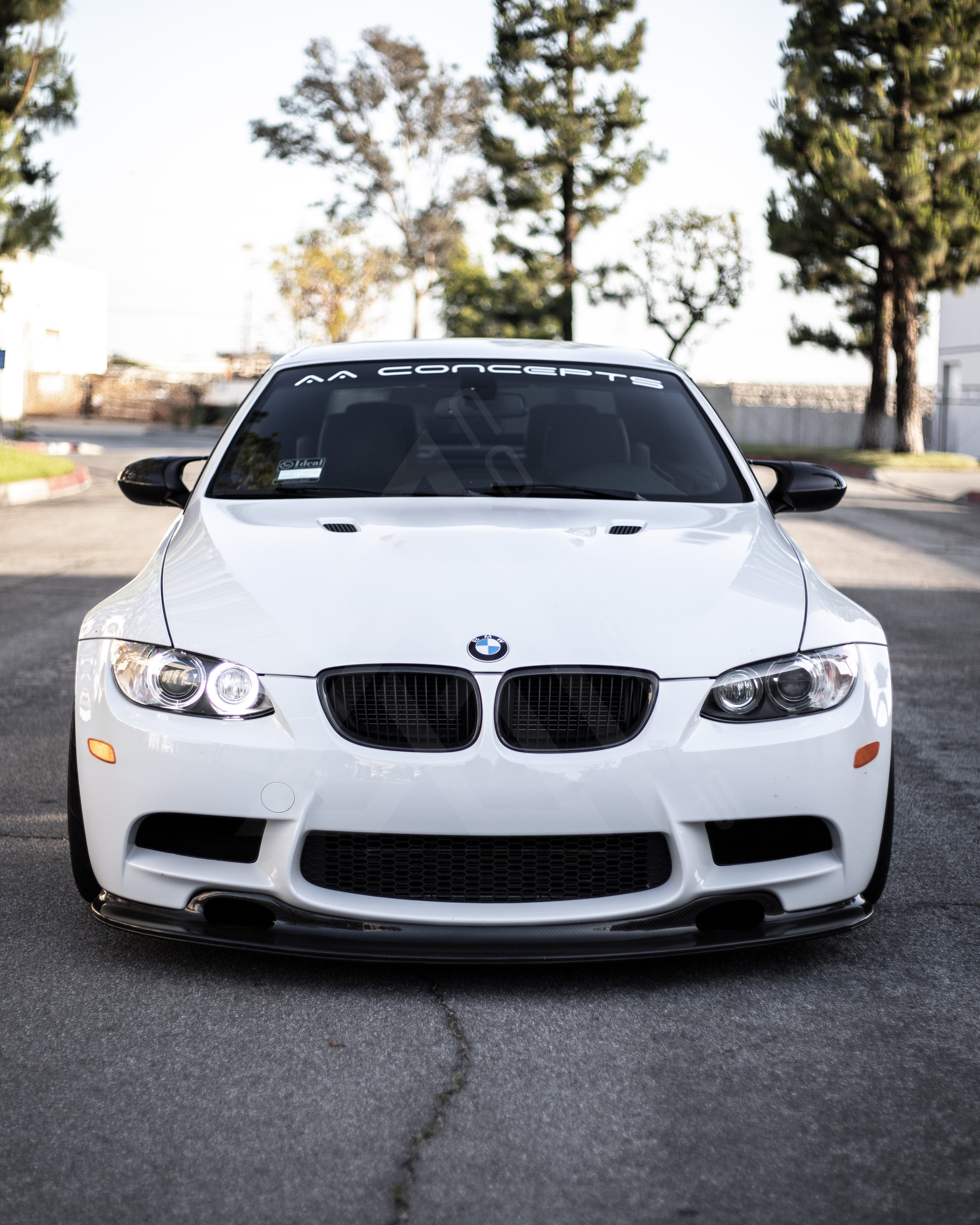 E92 M3 Dry Carbon Fiber Replacement Mirror Caps