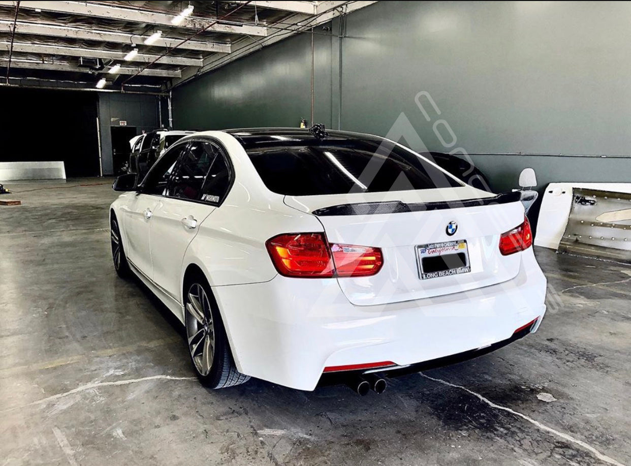 F80 M3 F30 CS Style Carbon Fiber Trunk Lip