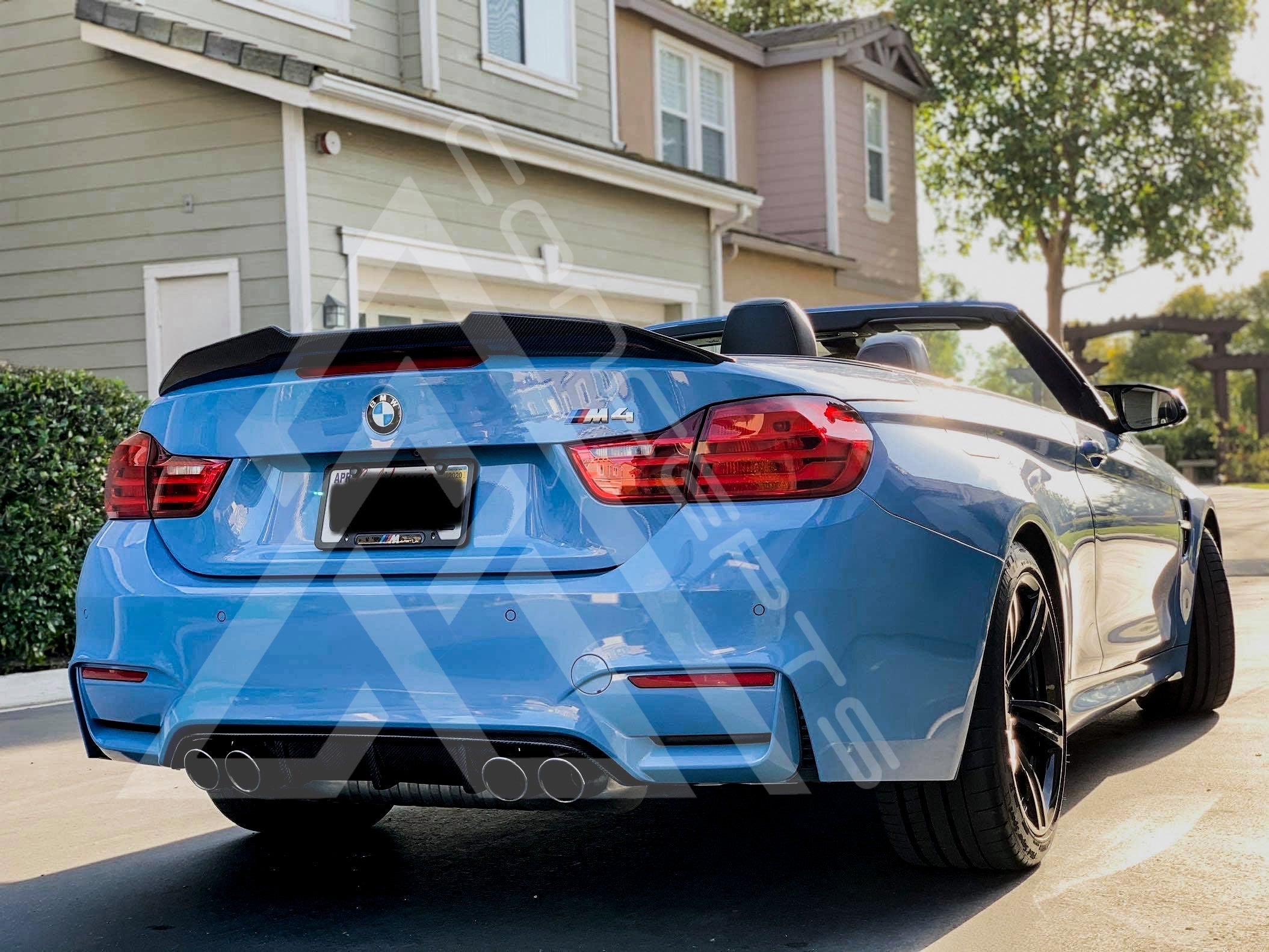 F82 F83 M4 Carbon Fiber High Kick Trunk Lip