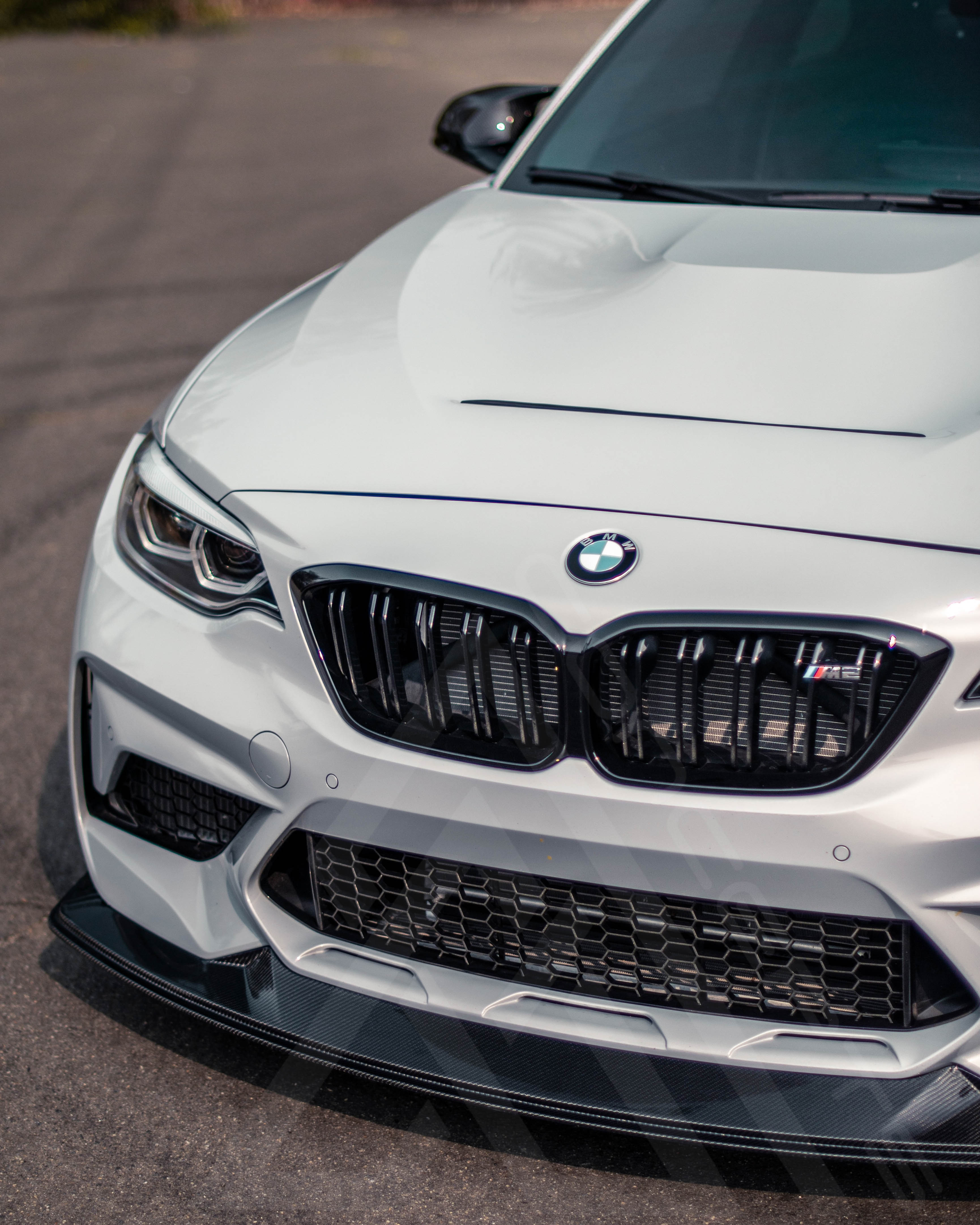 F87 M2C Carbon Fiber Signature Front Lip