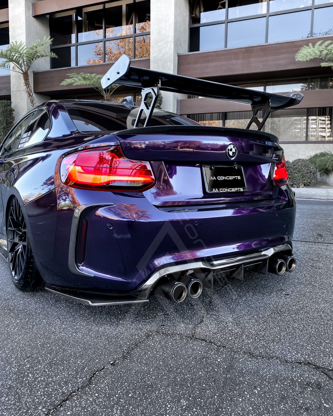 F87 M2 Carbon Fiber MTC Style Rear Diffuser