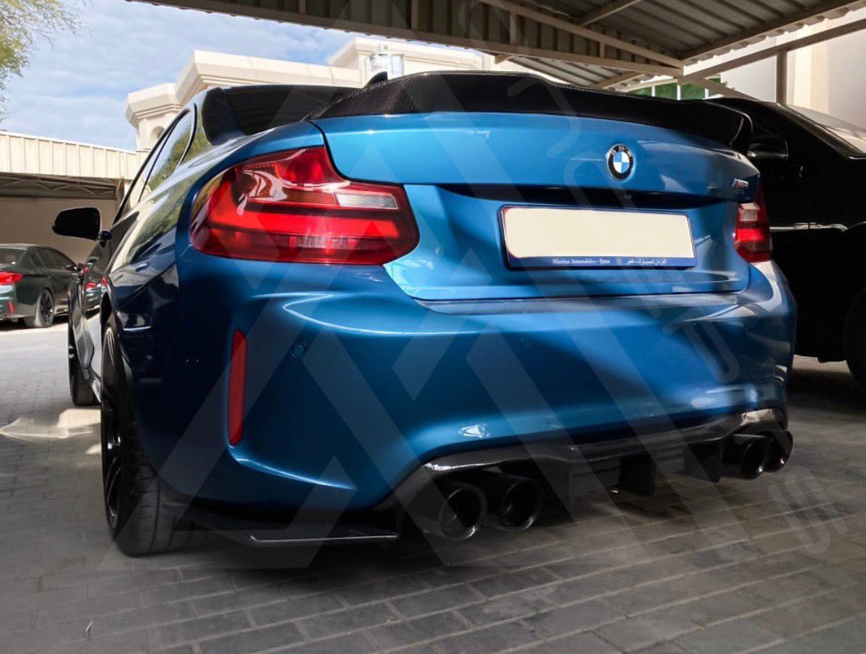 F87 M2 Carbon Fiber MTC Style Rear Diffuser