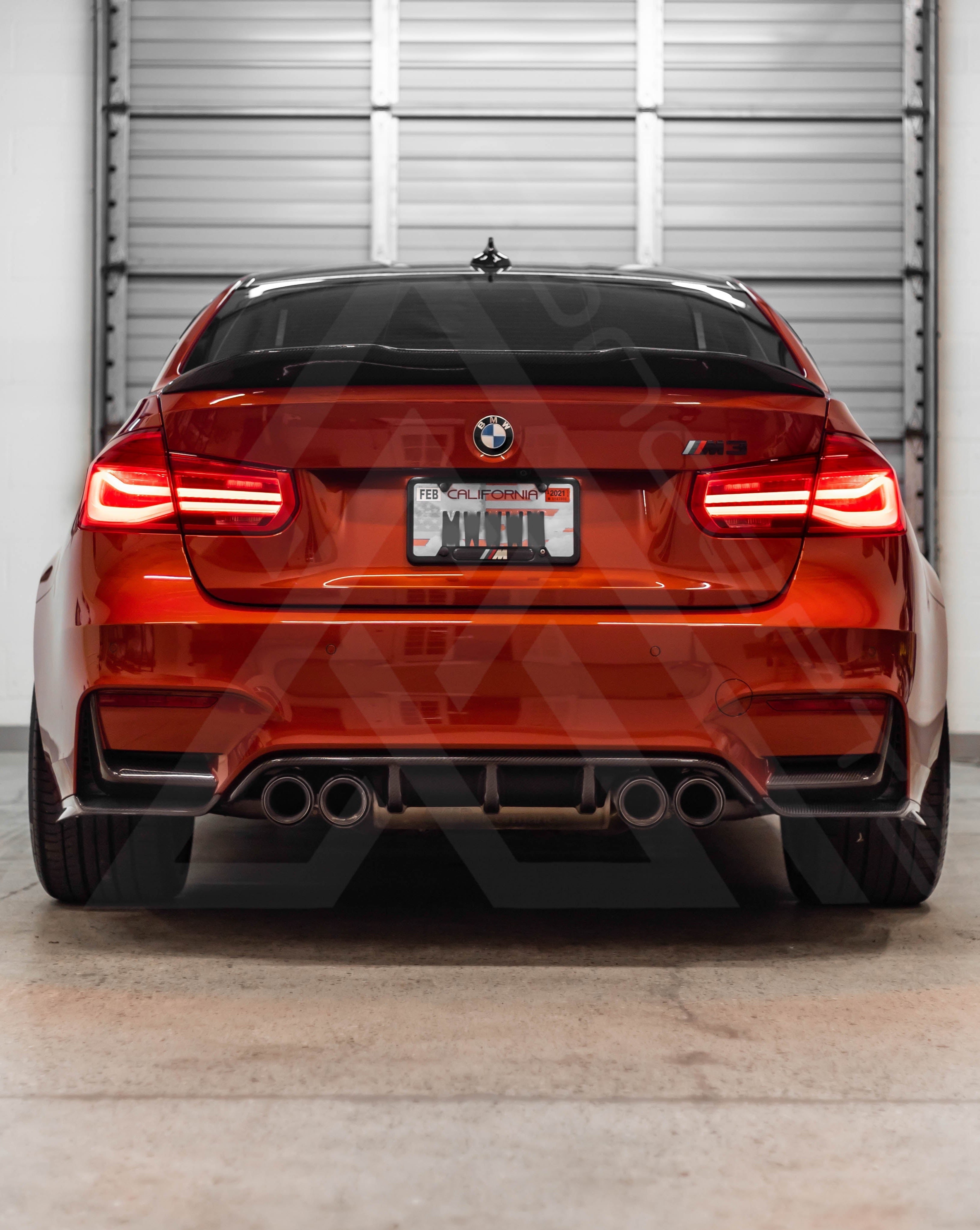 F80 M3 F82 M4 Carbon Fiber Rear Bumper Extensions