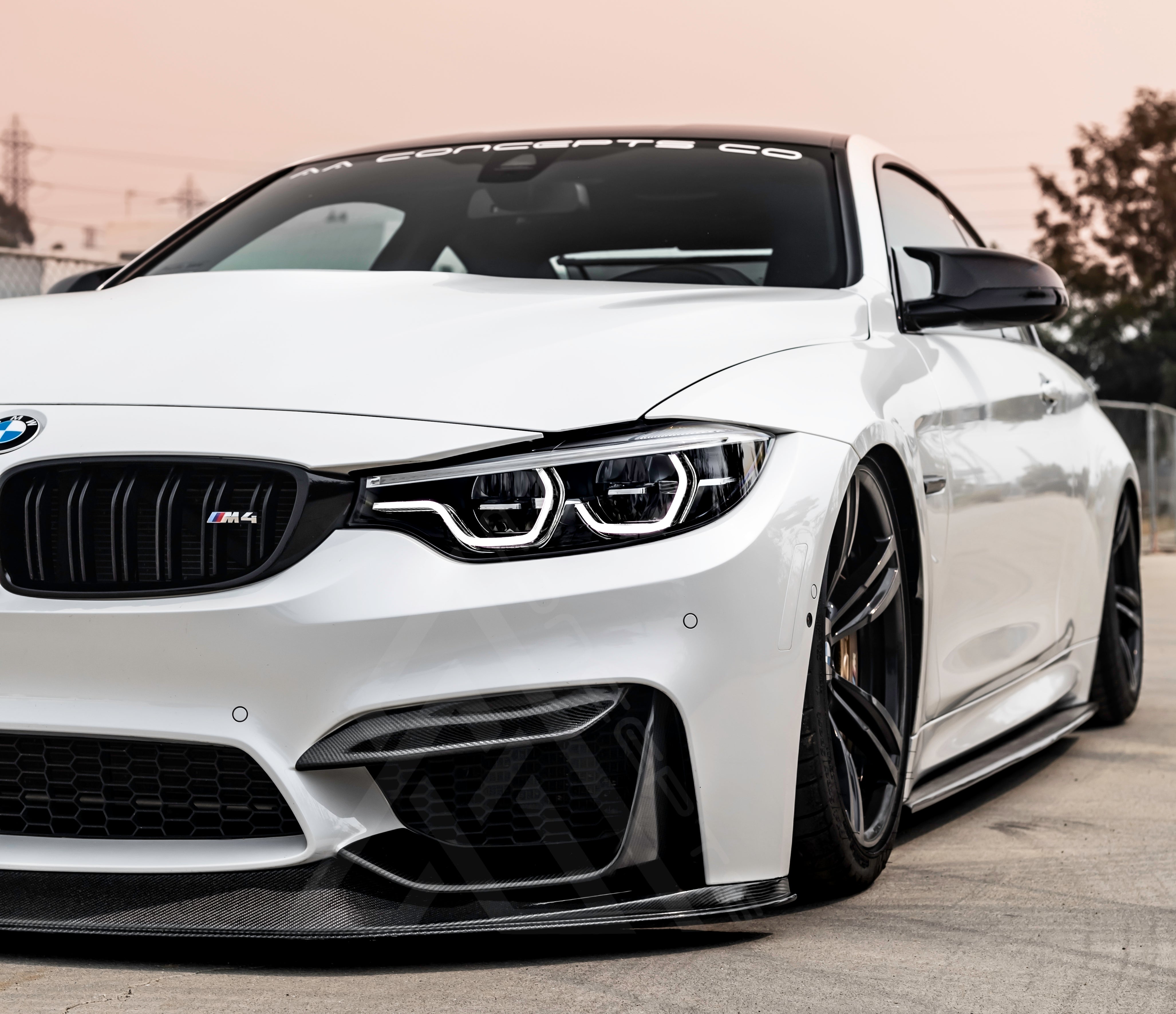 F80 M3 F82 M4 Carbon Fiber V2 Upper Splitters