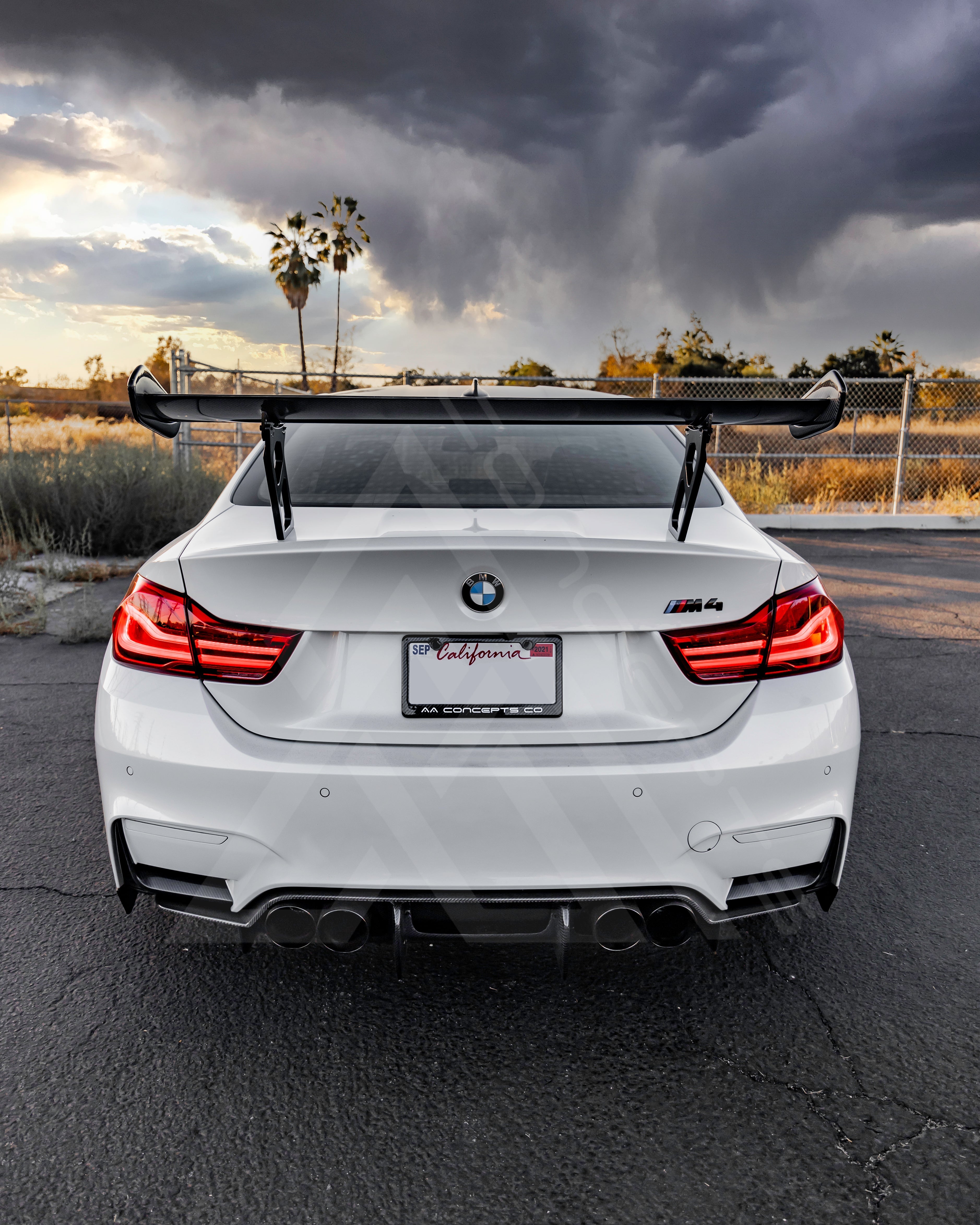 F8X M3 M4 PSM Style Carbon Fiber Rear Diffuser