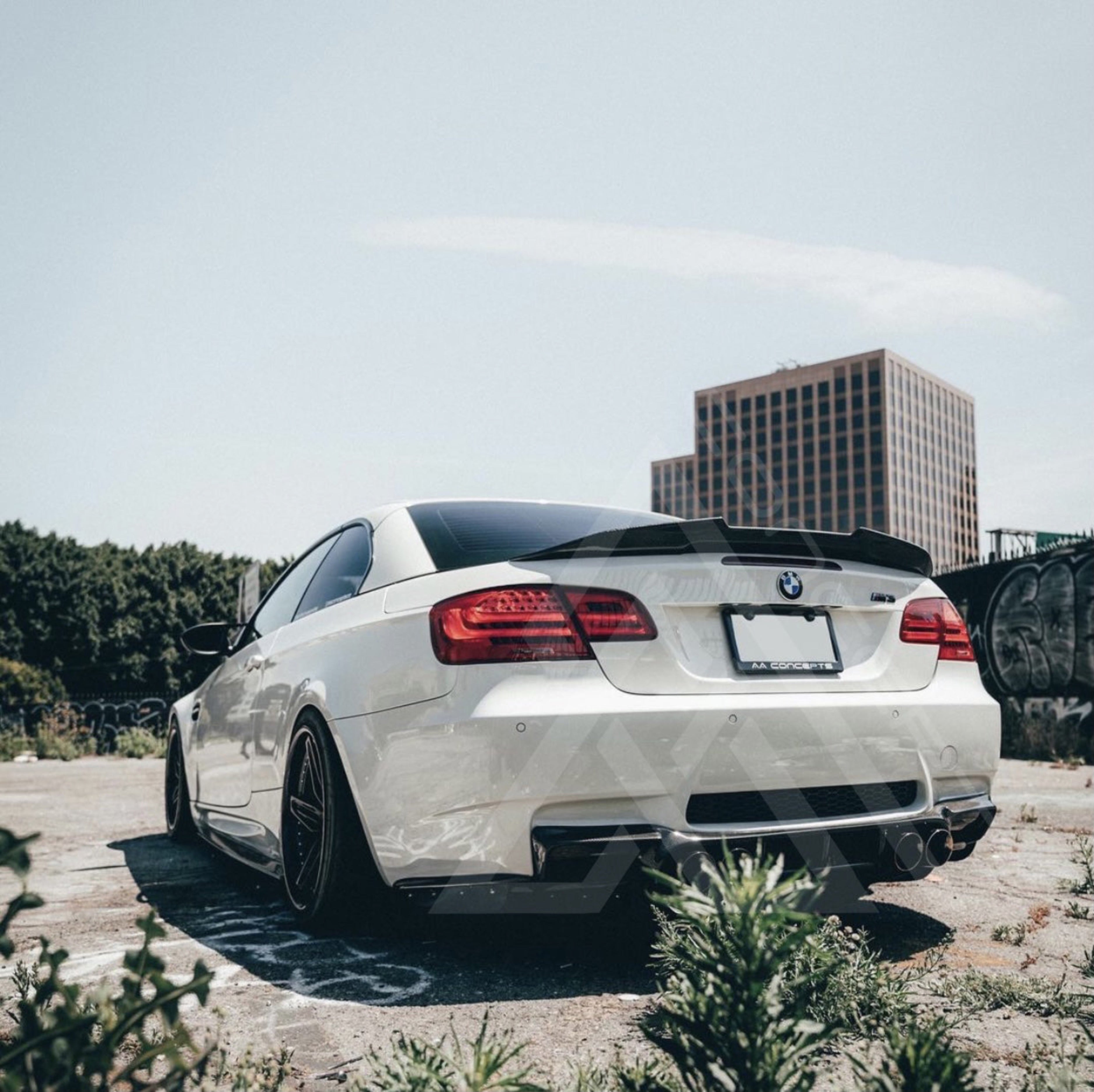 E92 E93 Carbon Fiber High Kick Trunk Lip