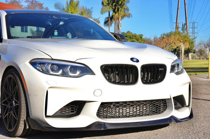 F87 M2 M2C CS Style Carbon Fiber Front lip