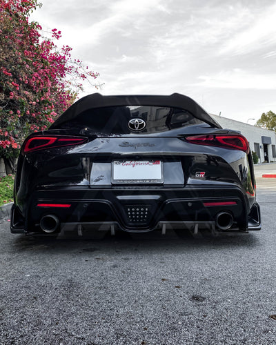 Carbon Fiber V Style Rear Diffuser – Toyota GR Supra