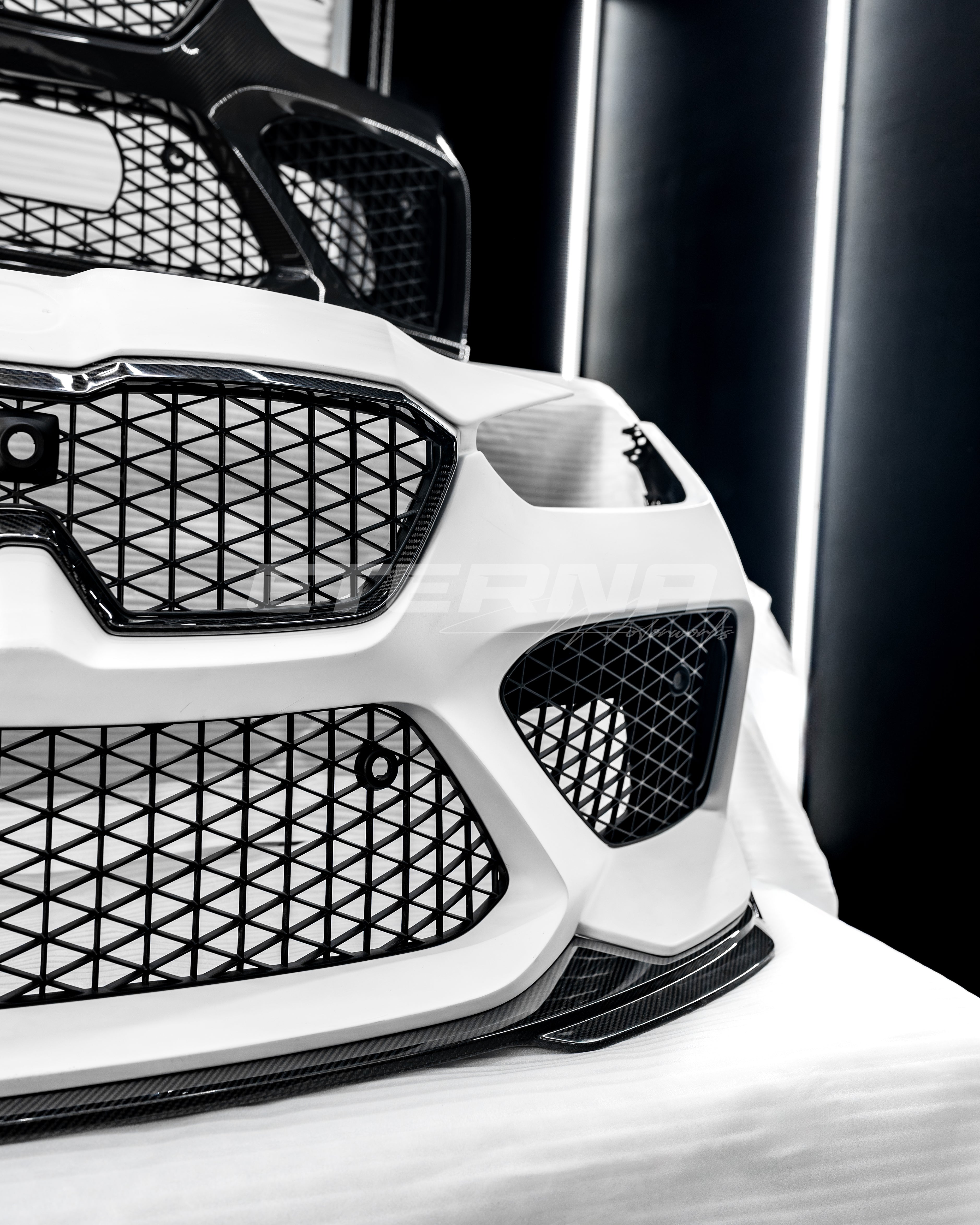 Lonnie Studio G8X Carbon Fiber Front Bumper – BMW G80 M3 / G82 M4