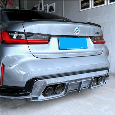 PSM Style Carbon Fiber Diffuser – BMW G80 M3 / G82 M4