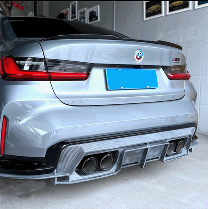 G80 M3 G82 M4 PSM Style Carbon Fiber Diffuser