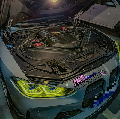 Dry Carbon Fiber Engine Bay Trim – BMW G80 M3 / G82 M4