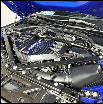 Dry Carbon Fiber Engine Bay Cover – BMW G80 M3 / G82 M4 / G87 M2