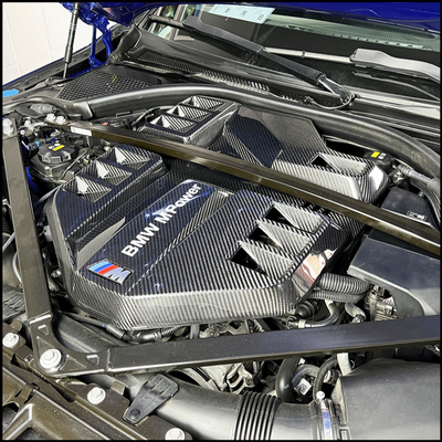 Dry Carbon Fiber Engine Bay Cover – BMW G80 M3 / G82 M4 / G87 M2