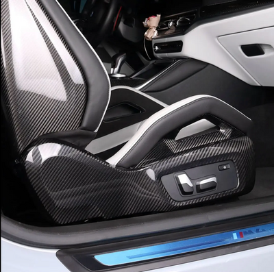 Dry Carbon Fiber Side Seat Trim – BMW G80 M3 / G82 M4