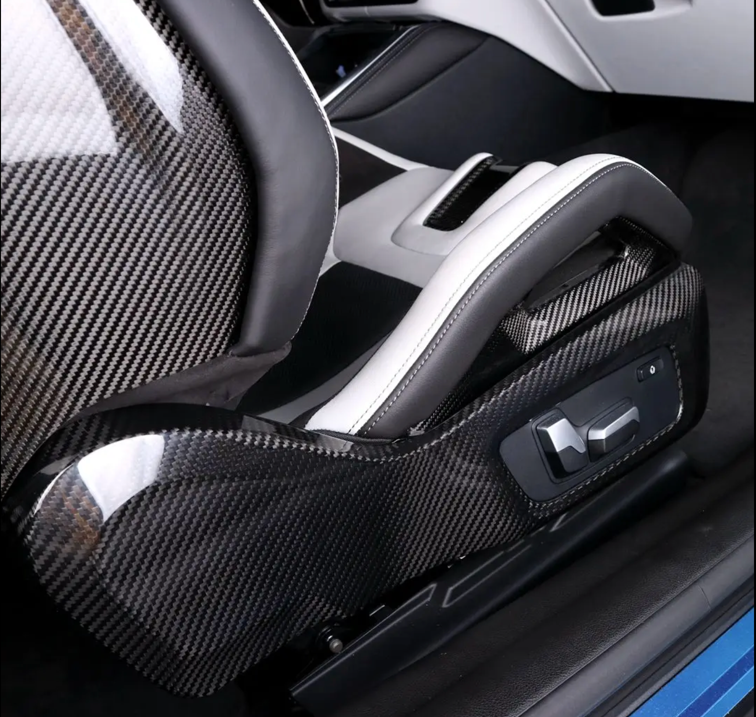 G80 M3 G82 M4 Carbon Fiber Side Seat Covers