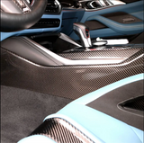 G80 M3 G82 M4 Carbon Fiber Center Console Trim Set