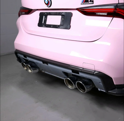 Dry Carbon Fiber Diffuser Trim – BMW G80 M3 / G82 M4