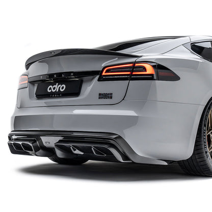 Tesla Model S Carbon Fiber Rear Diffuser