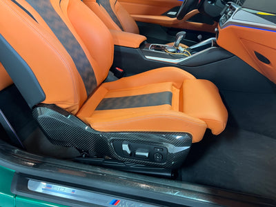 Dry Carbon Fiber Side Seat Trim – BMW G80 M3 / G82 M4
