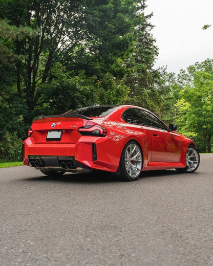 G87 M2 G42 Carbon Fiber V style Trunk Lip