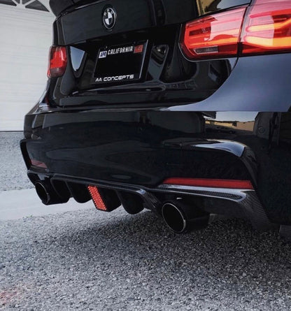 F30 Carbon Fiber Rear Third Brake Light Diffuser