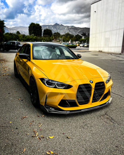 G80 M3 G82 M4 V Style Carbon Fiber Front Lip