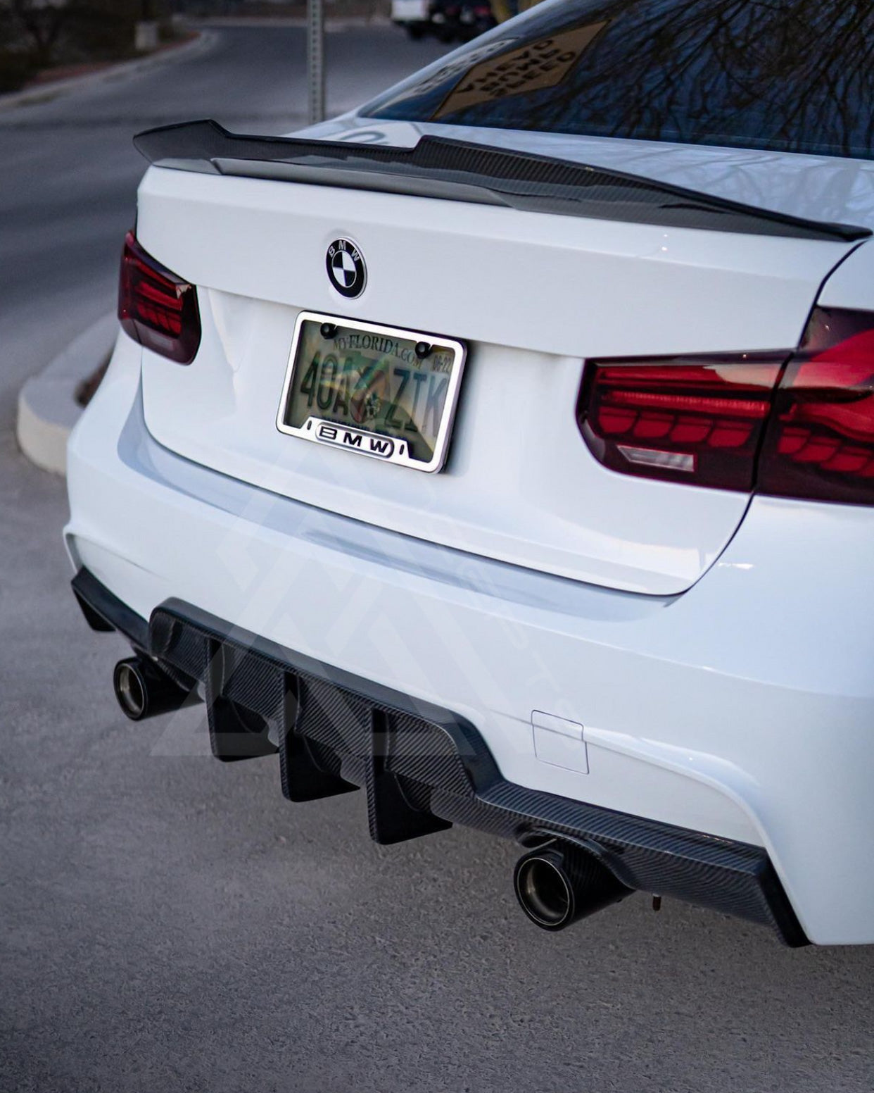 F30 F80 M3 Carbon Fiber High Kick Trunk Lip