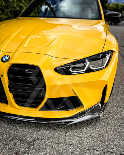 G80 M3 G82 M4 V Style Carbon Fiber Front Lip