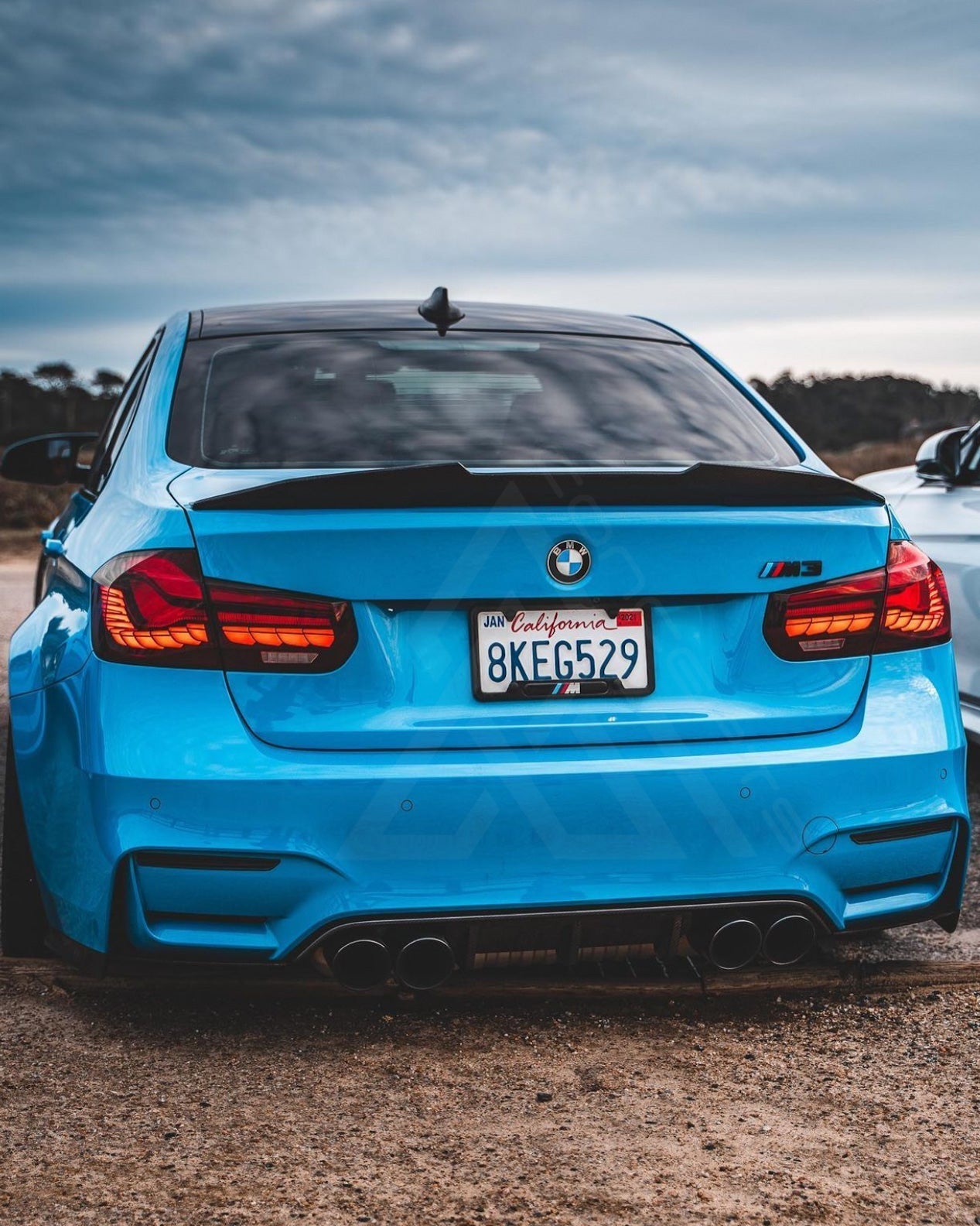 F30 F80 M3 Carbon Fiber High Kick Trunk Lip